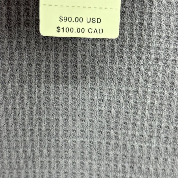 t.la Anthropologie XS Purple Sloane Waffle Knit Thermal Mock Neck Tunic Top NWT - Picture 7 of 9